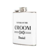 Vader van de Bruidegom Fles Heupfles (Links)