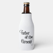 Vader van de Bruidegom Flesjeskoeler (Fles Voorkant)