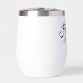 Vader van de bruidegom geschenk naam zwarte kallig (Voorkant)