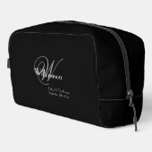 Vader van de bruidegom Gift Classic Monogram Cool  Toilettasje (Rechterhoek)