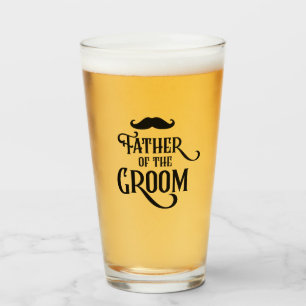 Vader van de bruidegom glas