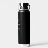 Vader Van De Bruidegom Grijs Monogram Wit Details Waterfles (Achterkant)