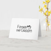 Vader van de bruidegom kaart (Gele Bloem)