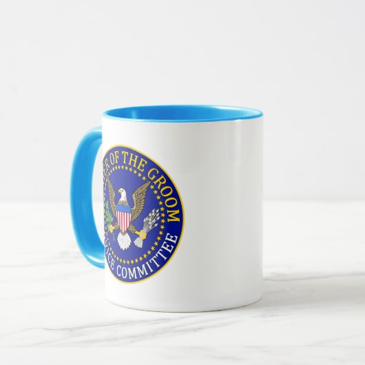 Vader van de bruidegom mok (Voorkant links)