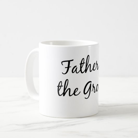 Vader van de bruidegom-mok koffiemok (Voorkant links)
