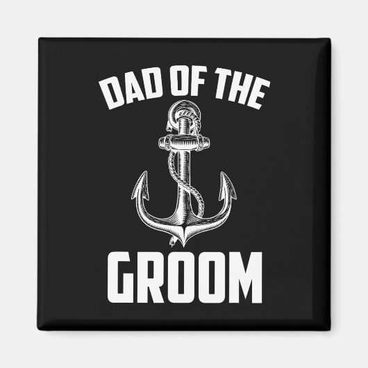 Vader van de bruidegom nautische partij is voorsta magneet (Voorkant)