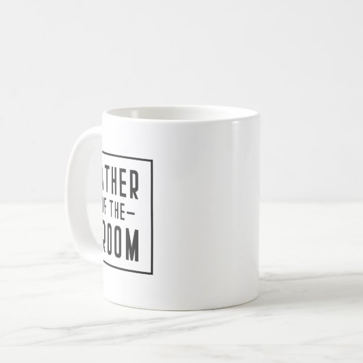 Vader van de bruidegom - papa koffiemok (Voorkant links)