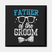 Vader van de bruidegom partij bruiloft Bachelor Magneet (Voorkant)