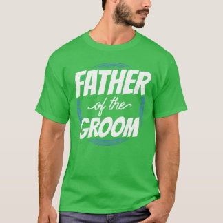 Vader Van de Bruidegom Party Bachelor Huwelijk ret T-shirt