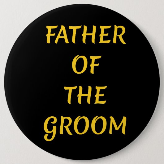 Vader van de bruidegom ronde button 6,0 cm (Voorkant)
