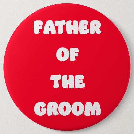 Vader van de bruidegom ronde button 6,0 cm (Voorkant)