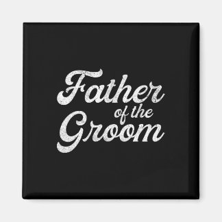 Vader van de bruidegom Shirten voor mannen Magneet