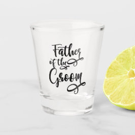 Vader van de bruidegom shot glas