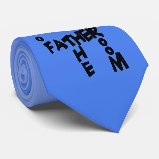 "Vader van de bruidegom" Stropdas (Opgerold)