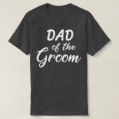 vader van de bruidegom t-shirt (Design voorkant)