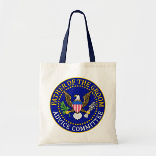 Vader van de bruidegom tote bag
