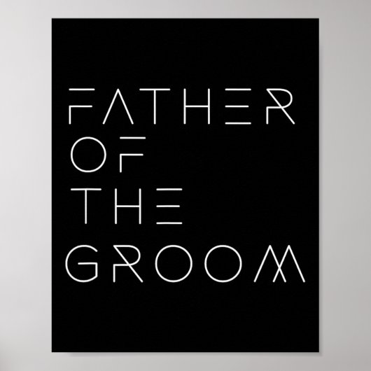 Vader van de Bruidegom Vader Bachelorfeest voor Ma Poster (Voorkant)