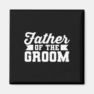 Vader van de bruidegom vader bruiloft vrijgezellen magneet