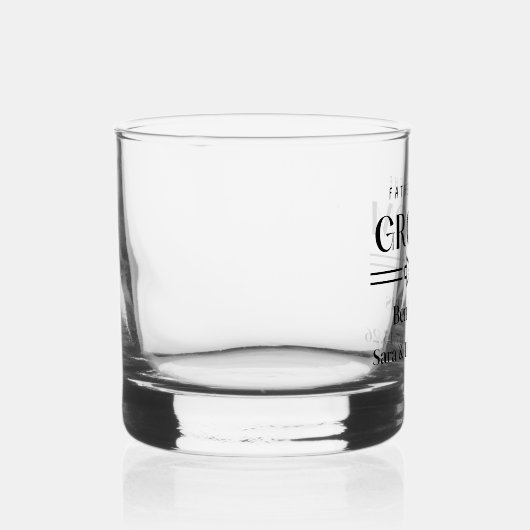 Vader van de bruidegom whisky glas (Rechts)