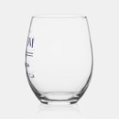Vader van de Bruidegom Wijnglas Zonder Voet (Links)