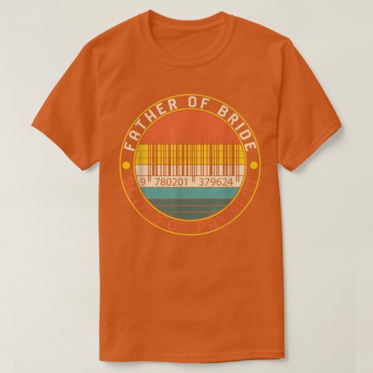 Vader van de bruidsbruidsbarcode scannen naar beta t-shirt (Design voorkant)