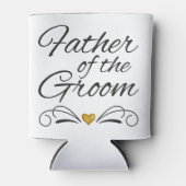 vader van de bruine bruidsschat blikjeskoeler (Voorkant)