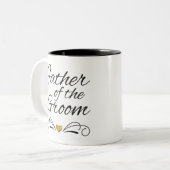 vader van de bruine bruidsschat tweekleurige koffiemok (Voorkant links)