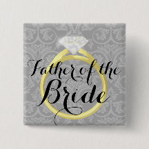 Vader van de Button van de Bride Ring Wedding Part