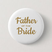 Vader van de Button van de Bride Wedding Custom (Voorkant)