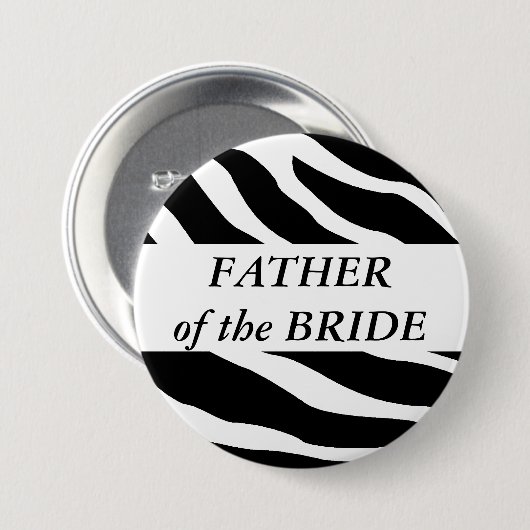 Vader van de Button van de bruidduwweddenschap (Voorkant /achterkant)