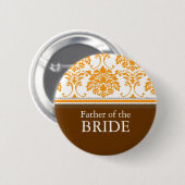 Vader van de Button van de Oranje stuwdammen van d (Voorkant /achterkant)