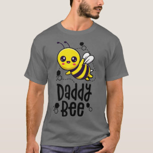 Vader van de familie van de bijen Papa Eerste Dag T-shirt