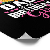 Vader van de familie van de meisjes van de geboort poster (Hoek)