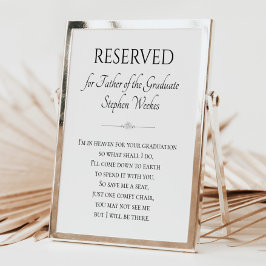 Vader van de gedenkplaats van het Afstuderen Afstu Poster