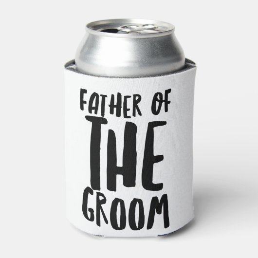 Vader van de Groom Blikjeskoeler (Blikje Voorkant)