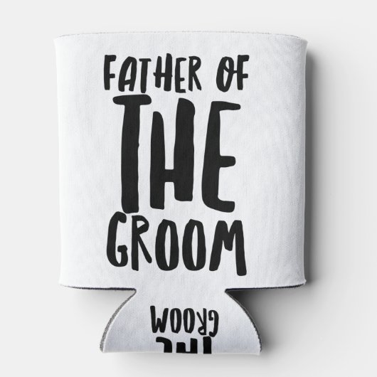 Vader van de Groom Blikjeskoeler (Achterkant)