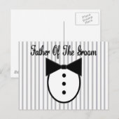 Vader van de Groom Briefkaart (Voorkant / Achterkant)