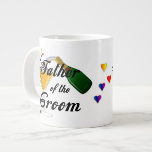 Vader van de Groom Champagne Toast Grote Koffiekop