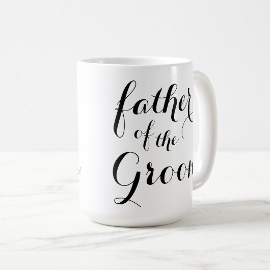 Vader van de Groom Cup Koffiemok (Voorkant rechts)