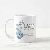 Vader van de Groom Eucalyptus Greenery Wedding Koffiemok (Links)