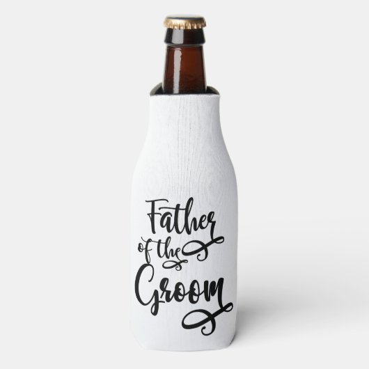 Vader van de Groom Flesjeskoeler (Fles Voorkant)