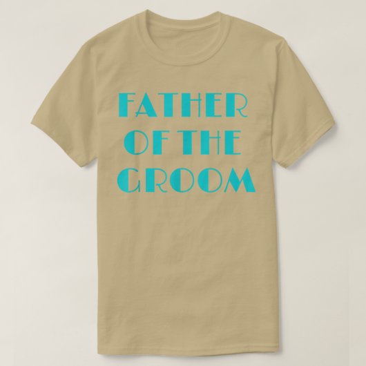 Vader van de Groom Funny Bridal Partij Grooms Vade T-shirt (Design voorkant)