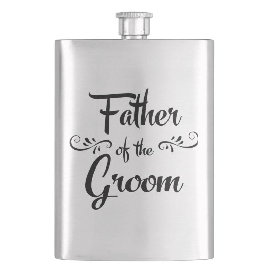 Vader van de Groom - Funny Rehearsal Dinner Gift Heupfles (Voorkant)