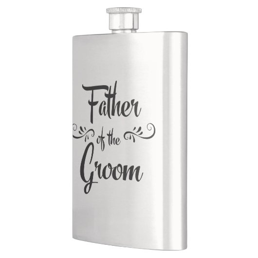 Vader van de Groom - Funny Rehearsal Dinner Gift Heupfles (Links)