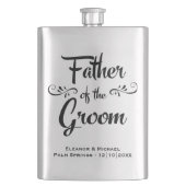 Vader van de Groom - Funny Wedding Party Gift Heupfles (Voorkant)