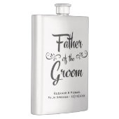 Vader van de Groom - Funny Wedding Party Gift Heupfles (Rechts)