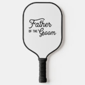 Vader van de Groom Gepersonaliseerd Pickleball Paddle (Voorkant)