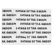 "Vader van de Groom" Gift Bag Large Cadeautasje (Achterkant)