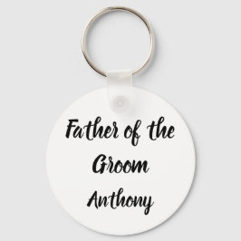 Vader van de Groom Gift Custom Name Gift Wedding Sleutelhanger
