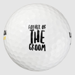 Vader van de Groom Golfballen